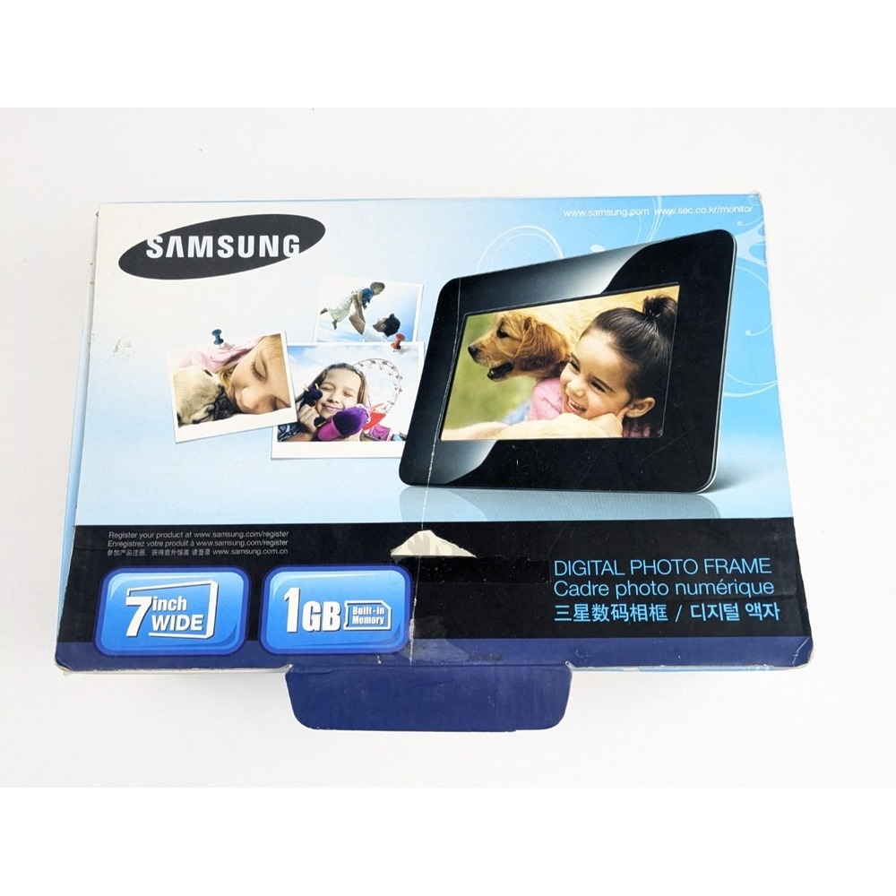 Samsung‎ Digital Photo Frame 7" inch Wide Black SPF-71E